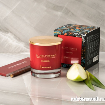 картинка Парфюмированная арома-свеча Gloria Perfume Cinnamon organic candle духи от оптового интернет магазина MisterSmell