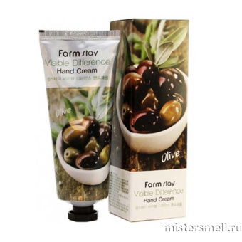 Купить оптом Крем для рук олива Farm Stay Visible Difference Hand Cream Olive с оптового склада