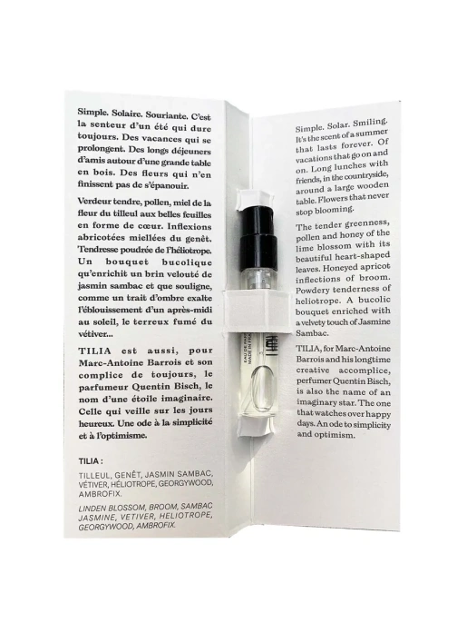 Пробник Оригинал MARC-ANTOINE BARROIS Tilia Eau De Parfum 2.5 ml