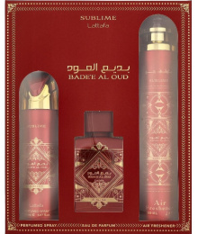 Набор оригинал Lattafa Bade'e Al Oud Sublime Gift Set 3в1