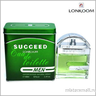 картинка Lonkoom - Succeed Men Green, 100 ml от оптового интернет магазина MisterSmell