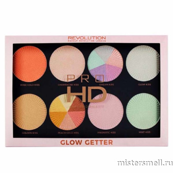 Купить оптом Хайлайтер палетка Revolution Pro HD Glow Getter 8 цветов с оптового склада
