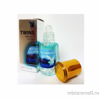 картинка Масла арабские феромон Twins 6 мл D&G Light Blue Discover Vulcano Homme духи от оптового интернет магазина MisterSmell