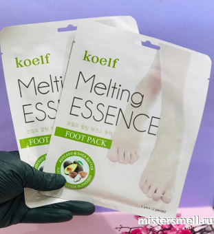 Купить оптом Маска для ног Koelf Melting Essence foot pack  с оптового склада