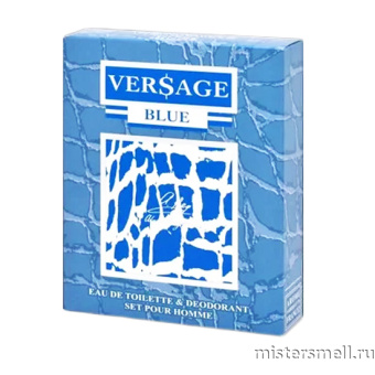 картинка Набор Alain Aregon Versage Blue парфюм 100 мл + део 75 мл от оптового интернет магазина MisterSmell