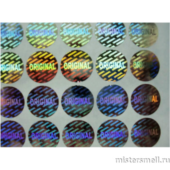 картинка Стикер голограмма (10шт) Original Silver от оптового интернет магазина MisterSmell