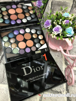 Купить оптом Тени комплект все тона (4шт) Dior 24 цвета с оптового склада