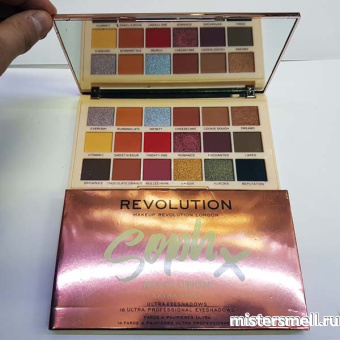 Купить оптом Тени Revolution Sophx Extra Spice 18 цветов с оптового склада