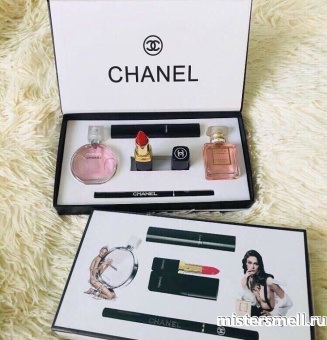 Купить оптом Подарочный набор Chanel 5 в 1 NEW с оптового склада