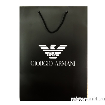 картинка Пакет (10шт) Giorgio Armani бумажный средний от оптового интернет магазина MisterSmell