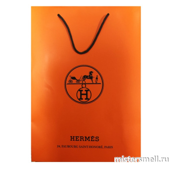 картинка Пакет (10шт) Hermes бумажный средний от оптового интернет магазина MisterSmell
