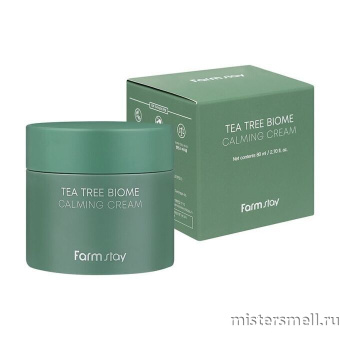 Купить оптом Успокаивающий крем с экстрактом чайного дерева FarmStay Tea Tree Biome Calming Cream с оптового склада