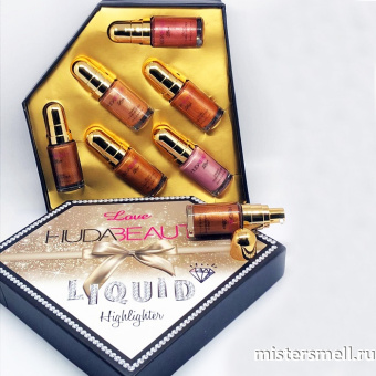Купить оптом Хайлайтер жидкий Huda Beauty Liquid Gift Box (6 шт.) с оптового склада