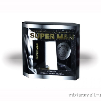 картинка Набор мужской Delta Parfum Super Man Golden от оптового интернет магазина MisterSmell