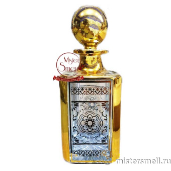 картинка Графин для наливного парфюма "Золотое Обрамление" 450мл от оптового интернет магазина MisterSmell
