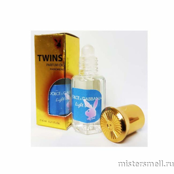 картинка Масла арабские феромон Twins 6 мл D&G Light Blue Pour Femme духи от оптового интернет магазина MisterSmell