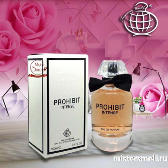 картинка Fragrance World - Prohibit intense, 100 ml духи от оптового интернет магазина MisterSmell