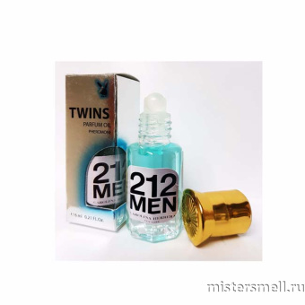 картинка Масла арабские феромон Twins 6 мл Carolina Herrera 212 Men духи от оптового интернет магазина MisterSmell