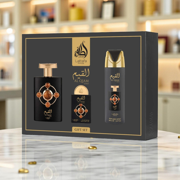 Набор Lattafa Al Qiam Gold Gift Set