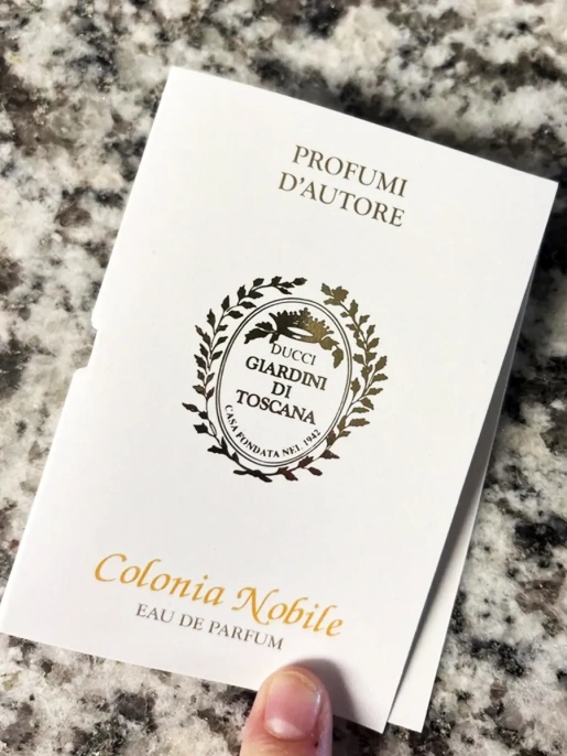 Пробник Оригинал Giardini Di Toscana Colonia Nobile Eau De Parfum 2 ml
