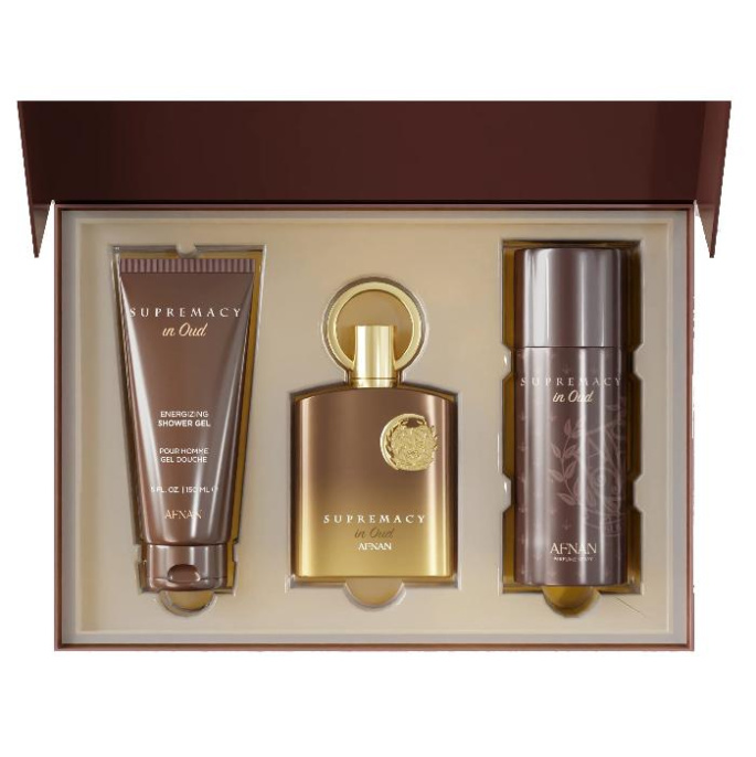Набор оригинал Afnan Supremacy in Oud Luxury Gift Set (2x150+100ml)