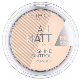 Пудра компактная Catrice All Matt Plus Shine Control Powder тон 010 светло-бежевый