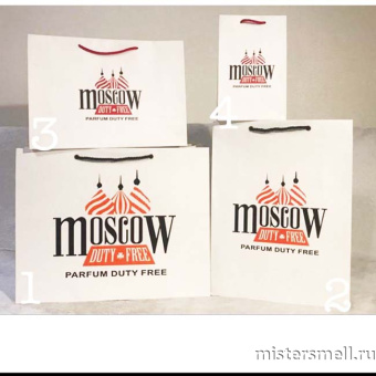 картинка Пакет MoscoW DUTY FREE бумажный в асс-те от оптового интернет магазина MisterSmell