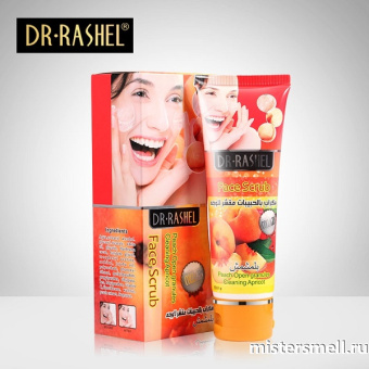 Купить оптом Скраб для лица с экстрактом персика DR RASHEL Face Scrub Peach 80 ml с оптового склада