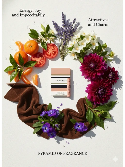 Пробник Оригинал Trussardi Eau De Parfum Feminine Женственность 1.2 ml