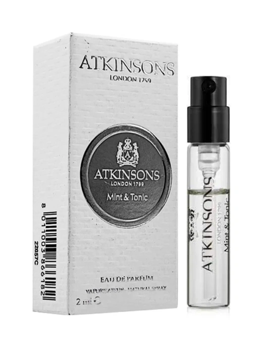 Пробник Оригинал ATKINSONS Mint & Tonic Мята И Тоник 2 ml