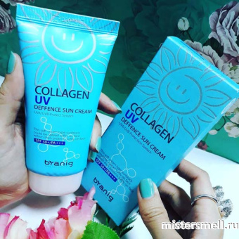 Купить оптом Солнцезащитный крем для лица Byanig Collagen UV Difference Sun Cream с оптового склада