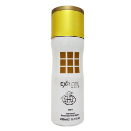 Дезодорант Fragrance World Explore Gold Men 200 ml (ОАЭ)