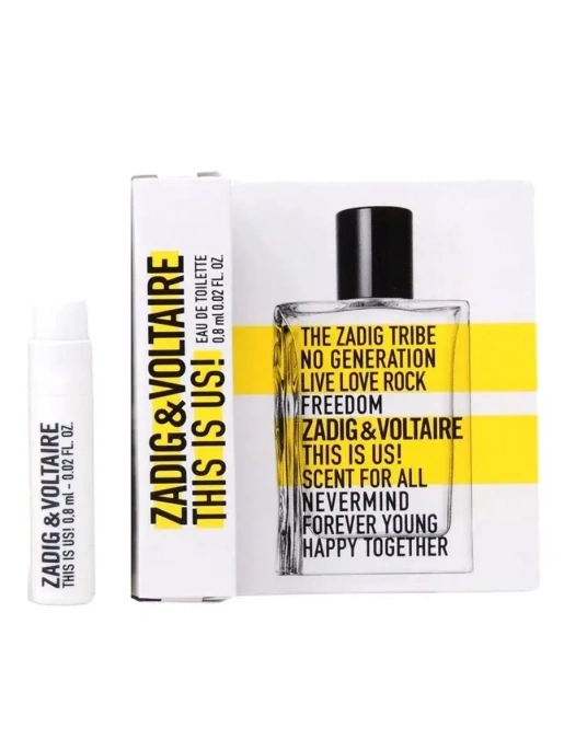 Пробник Оригинал Zadig&Voltaire This Is Us! 0.8 ml