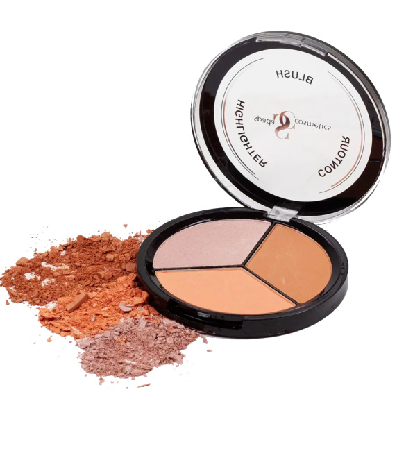 Контуринг для лица профессиональный Хайлайтер Румяна Spada Тон 02