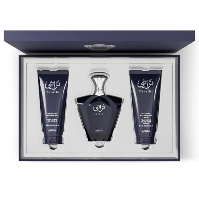 Набор оригинал Afnan Turathi Blue Luxury Gift Set (2x150+90ml)