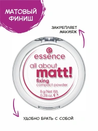 Пудра матирующая Essence All About Matt