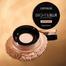 Пудра рассыпчатая Catrice Bright & Blur Setting Powder тон 030 Soft Peach