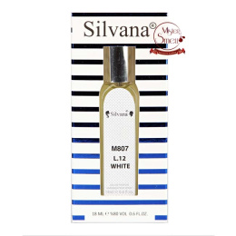 Ручка 18 мл. Silvana M807 Lacoste eau de Lacoste l.12.12 Blanc