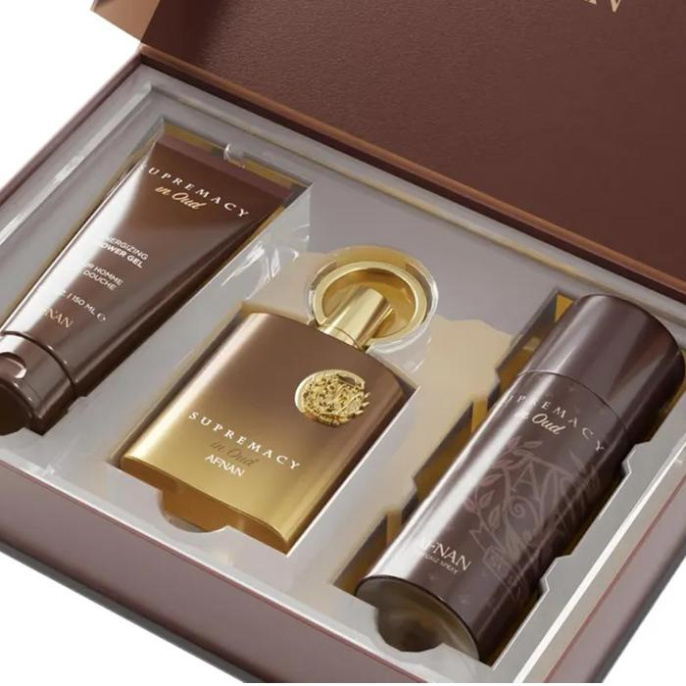 Набор оригинал Afnan Supremacy in Oud Luxury Gift Set (2x150+100ml)