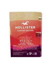 Пробник Оригинал Hollister Canyon Rush For Her 2 ml
