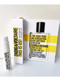 Пробник Оригинал Zadig&Voltaire This Is Us! 0.8 ml