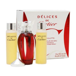 Оригинал Cartier - Delices De Cartier Eau de Toilette GIFT SET 3x15 ml