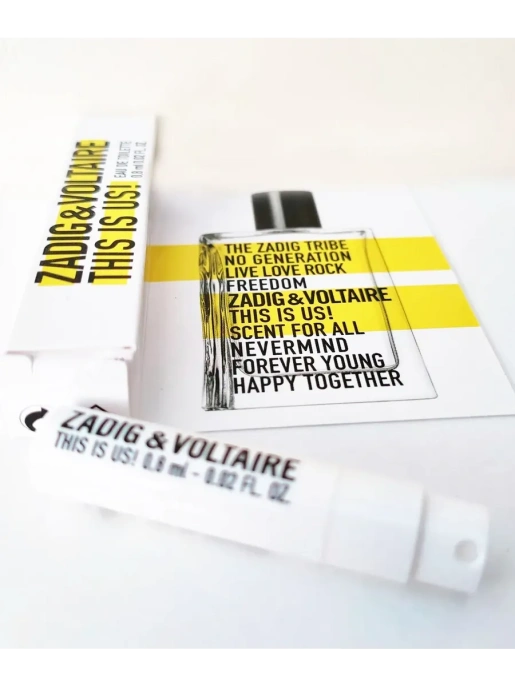 Пробник Оригинал Zadig&Voltaire This Is Us! 0.8 ml