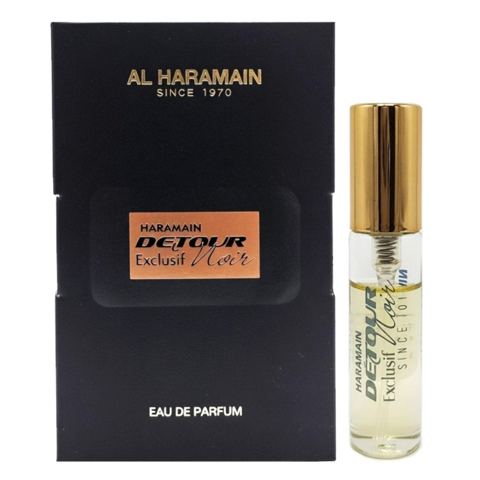 Пробник оригинал Al Haramain Detour Noir Exclusif 3.5 ml