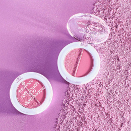 Тени двойные Essence Soft Touch Duo Eyeshadow тон 02 Berry Crush