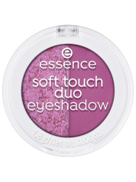 Тени двойные Essence Soft Touch Duo Eyeshadow тон 02 Berry Crush