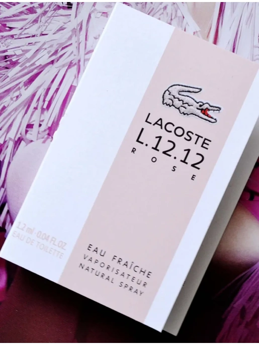 Пробник Оригинал Lacoste Rose Eau Fraiche 1.2 ml