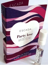 Пробник Оригинал Escada Party Love Edition Limitee Любовный Праздник 1.2 ml