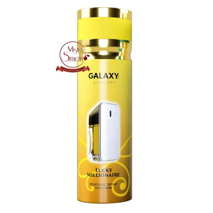 Дезодорант Galaxy Concept Lucky Millionaire Pour Homme 200 ml