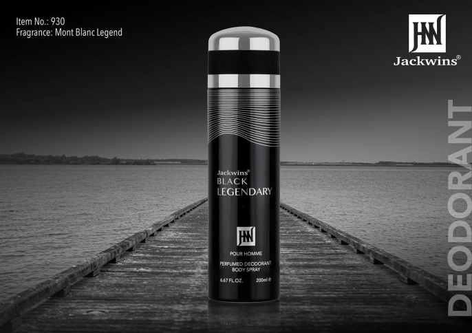 Дезодорант Johnwin Black Legendary 200 ml